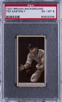 1912 T207 Brown Background Ted Easterly – PSA EX-MT 6 "1 of 1!"